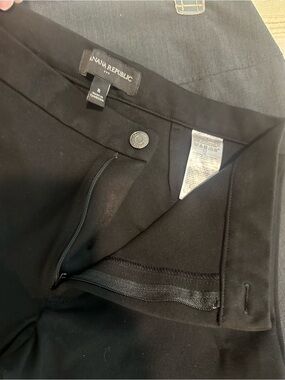 Banana Republic Black Cropped Ankle Pants